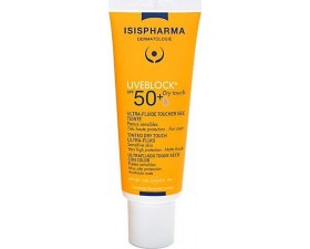 Isispharma Uveblock Dry Touch Spf 50 40 ML Medium Tinted Yağlı Ciltler İçin renkli Güneş Koruyucu