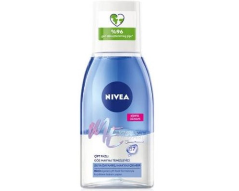 Nivea Çift Etkili Göz Makyaj Temizleyici 125 Ml