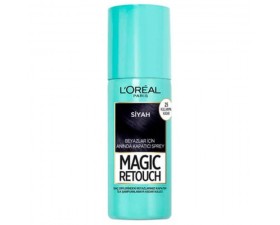 Loreal Paris Magic Retouch Beyaz Kapatıcı Saç Spreyi Siyah